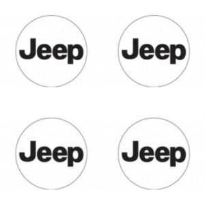 3D pryskyřičné samolepky Jeep 4ks | AutoZulu | Exteriérové i interiérové použití