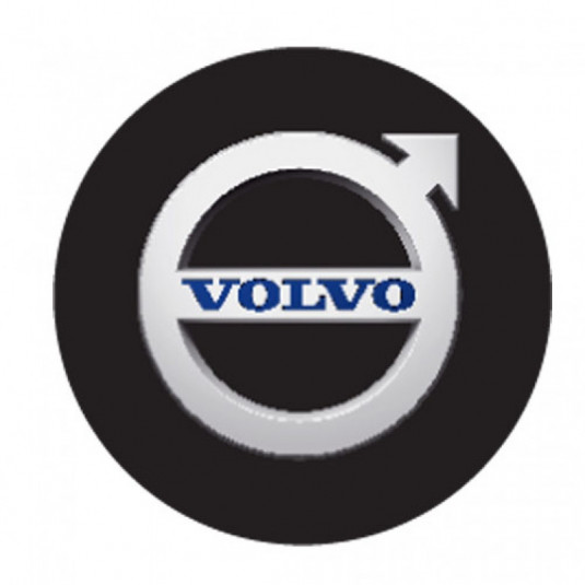 3D Samolepky pryskyřičné Volvo černé – 4 ks pro poklice a disky kol - Obrázek 2
