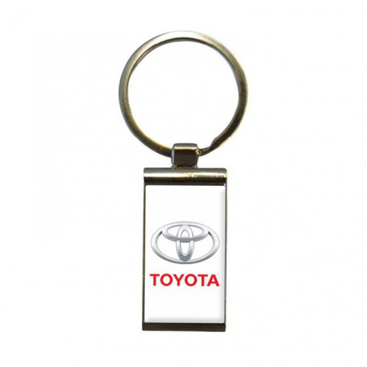 Klíčenka pryskyřičná TOYOTA – dekorativní přívěsek s logem pro fanoušky značky