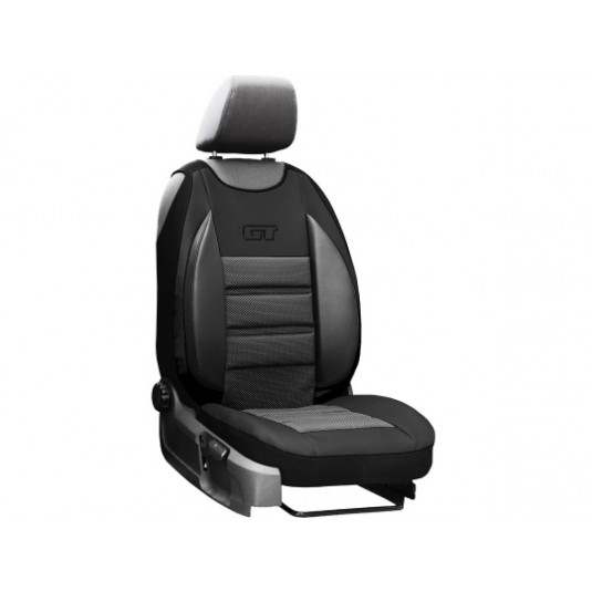 GT Ergonomické černé autotričko Pok-ter – Komfort pro dlouhé jízdy a ochrana sedadel