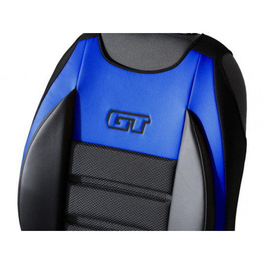 GT Ergonomické modré autotričko Pok-ter – Komfortní ochrana sedadel s podporou zad - Obrázek 4