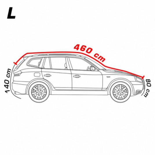 Plachta proti krupům SUV L 5 mm – ochrana karoserie pro vyšší vozy | Automax - Obrázek 2