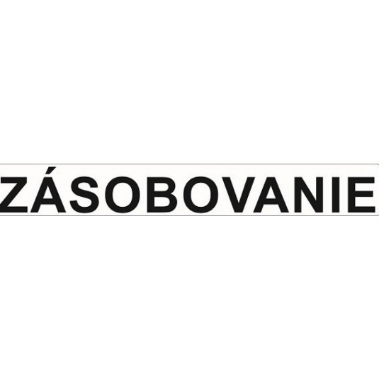 Samolepka Zásobování 37x5 cm – odolná nálepka pro firemní vozidla | AutoZulu