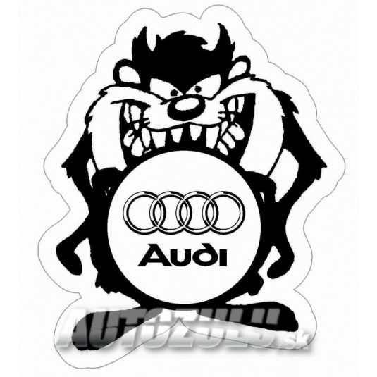 Samolepka Taz Audi – Originální dekorace pro auto i denní potřebu od AutoZulu