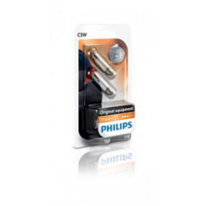 Philips C5W 12V 5W – Dvě klasické žárovky se světelným výkonem 5W pro spolehlivé osvětlení