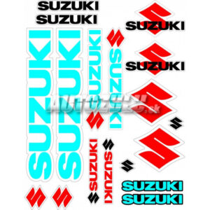 Samolepka set Suzuki | Barevný dekor pro auto