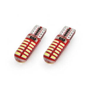 LED žárovky CANBUS 24SMD 3014 T10 W5W 12V – bílé 5600K