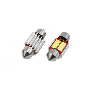 Amio LED CANBUS Žárovky 10SMD 4014 Festoon 31mm 12V/24V – 2ks | C5W Náhrada pro Interiér a SPZ