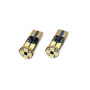 LED žárovky CANBUS 12SMD 2835 T10e (W5W) 12V/24V – bílé 5600K