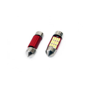 LED žárovky CANBUS 12SMD 4014 Festoon 31 mm bílé 12V/24V – 2 ks | Amio