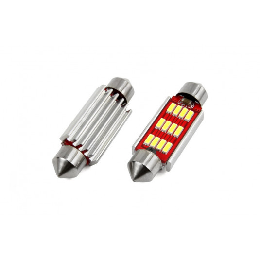 LED CANBUS Žárovky 12SMD 4014 Festoon 41mm 12V/24V – 2 ks | Amio