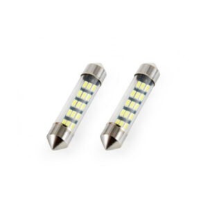 LED žárovky C5W 15xSMD 3014 12V 39mm – 2ks Amio | Nízká spotřeba