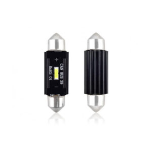 LED Žárovky CANBUS 1 SMD UltraBright 1860 Festoon 39mm Bílé 12V/24V – 2ks | Amio