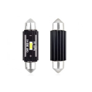 Amio LED CANBUS Žárovky 1 SMD UltraBright 1860 Festoon 41mm 12V/24V – 2ks