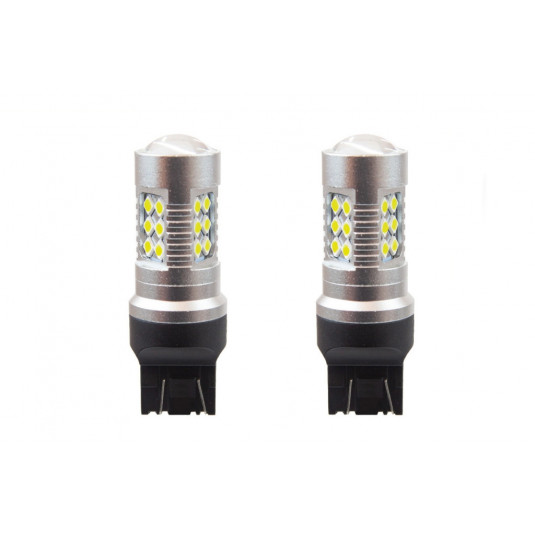 LED žárovky T20 21/5W 7443 CANBUS 24SMD 3030 bílé 5600K 800lm 12V/24V – Amio (2 ks)