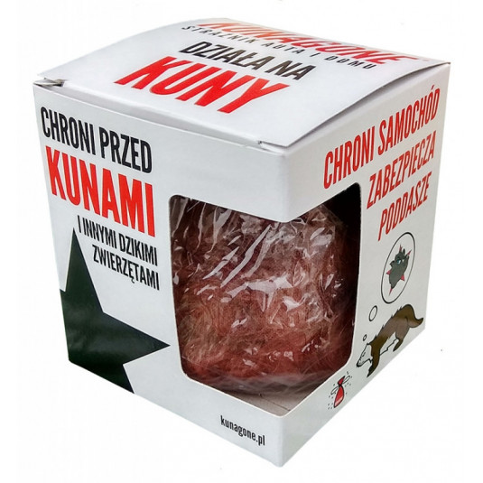 Odpuzovač kun KUNAGONE Amio – přirozená ochrana auta i interiérů před kunami