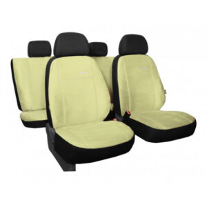 Kompletní potahy na míru pro CITROËN C3 II (2009–2016) Comfort – Béžové Alcantara od Pok-ter