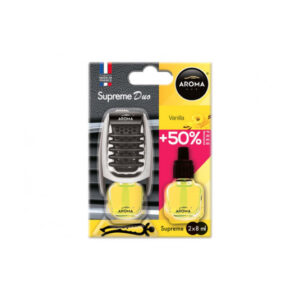 Osvěžovač vzduchu Amio Aroma Car Supreme Duo Vanilla – dlouhotrvající vůně po celé auto