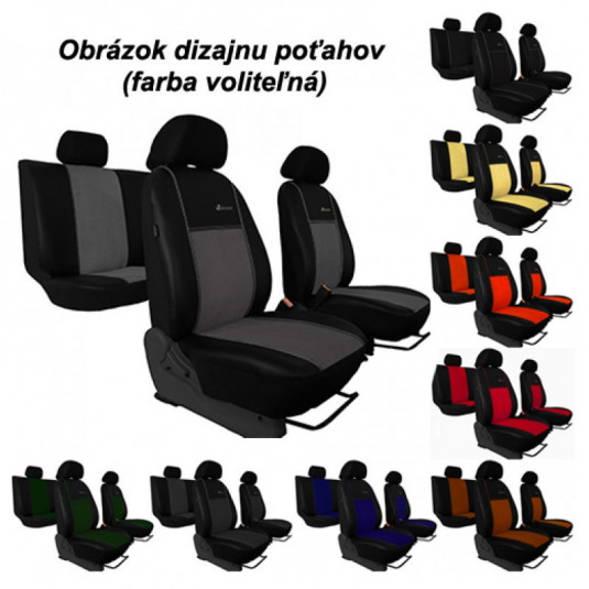 Potahy na míru pro TOYOTA Prius IV (2016–2023) Exclusive Alcantara a Eko kůže | Pok-ter - Obrázek 2