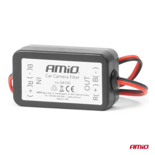 Odrušovací filtr do auta AMiO-04100 – stabilizace napájení a ochrana elektroniky - Obrázek 2