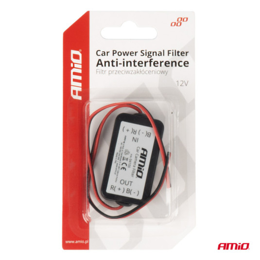Odrušovací filtr do auta AMiO-04100 – stabilizace napájení a ochrana elektroniky - Obrázek 3