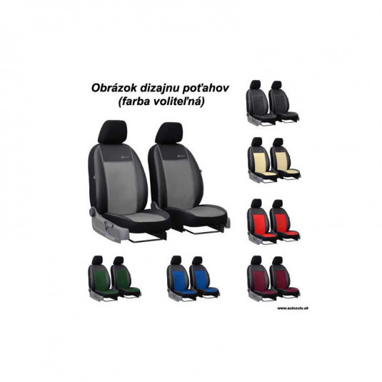 Potahy na míru pro NISSAN Interstar 1+1 II (2006–2011) – Exclusive Leather z eko kůže | Pok-ter - Obrázek 2