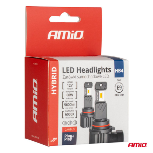 LED žárovky HB4 9006 60W 6000K Canbus – Hybrid série pro hlavní světlomety - Obrázek 5