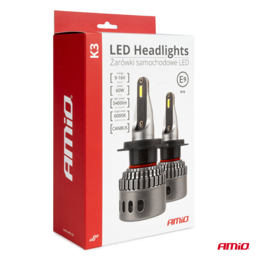 LED žárovky hlavního svícení H8 H9 H11 H16 12V 6000K CANBUS – vysoký výkon 6000 lm - Obrázek 5