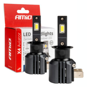 LED žárovky H3 6500K 3936 lm – X4-series AVIATOR pro výkon a jasný xenonový bílý světlo
