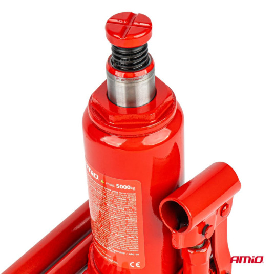 Hydraulický piestový zdvihák 5T s PVC boxem – robustní zvedák 195–380 mm - Obrázek 3