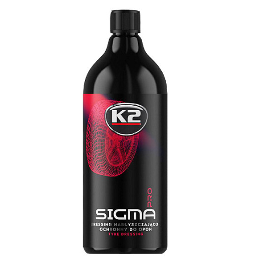 K2 PRO Sigma 1L – Impregnátor na pneumatiky a plastové díly s ochranným leskem