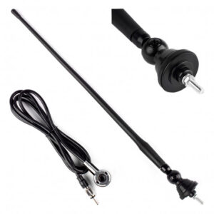 Amio Autoanténa 34 cm s 5 mm adaptérem ANT02 – silný příjem rádia v každém voze