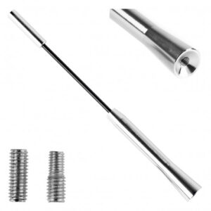 Náhradní prut autoantény 20 cm s adaptérem 5/6 mm – Amio ANTM05