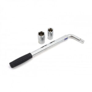 Teleskopický klíč na kola 17/19/21/23 mm – Amio – nastavitelná délka 34–55 cm