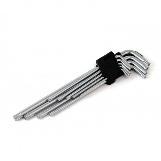 Sada dlouhých TORX klíčů 230 mm 9 ks – Amio pro přesnou a silnou opravu