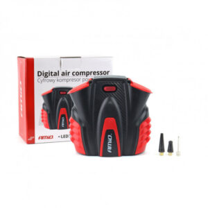 Digitální kompresor do auta 12V s LED a manometrem – Amio ACOMP-16