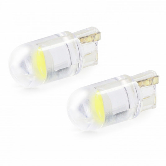 LED žárovky T10 W5W 12V COB – Amio STANDARD Clear white 5600K - Obrázek 2