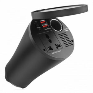 Měnič napětí Amio 12V na 230V 150W/300W s 2x USB a zásuvkou zapalovače