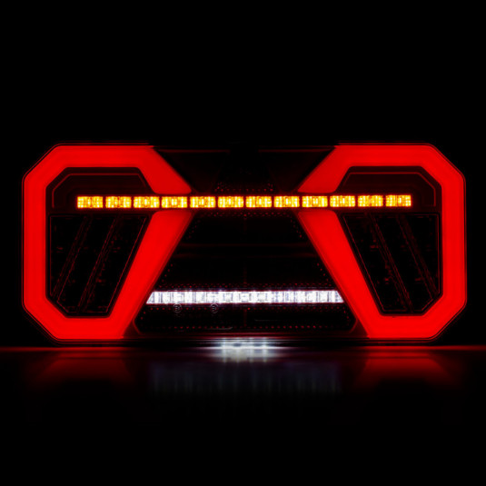 Amio Světlo zadní sdružené LED dynamické PRAVÉ RCL-04-R – výkonné multifunkční osvětlení pro užitková vozidla - Obrázek 2