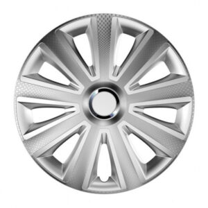 Poklice Aviator Carbon RC 16 Silver – Stylový a odolný design pro 16" ocelová kola | VERSACO