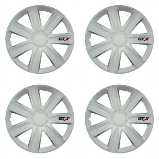Puklice GTX Carbon White 16 palců – odolné a stylové poklice z ABS plastu | Versaco - Obrázek 2