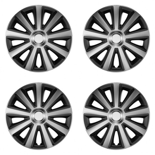 Poklice Aviator Carbon Silver & Black 14 palců – Stylový vzhled kola za cenu plastiček - Obrázek 2