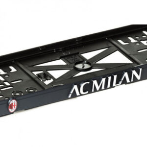 3D podložka pod SPZ s logem AC Milan – exkluzivní design a odolnost