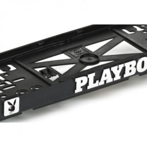3D Podložka pod SPZ PLAY BOY Chrom – Exkluzivní Design a Odolnost