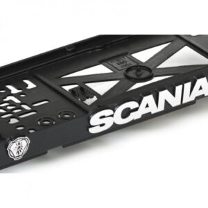 3D Podložka pod SPZ Scania – Chromový Design