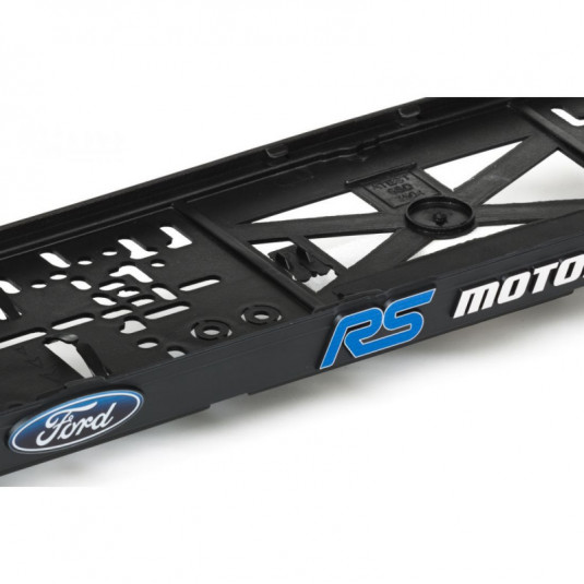 3D podložka pod SPZ s logem FORD RS – exkluzivní design a odolnost