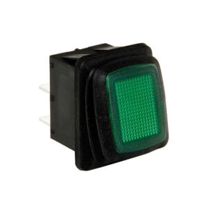 Vodotěsný spínač 10A 12/24V s indikátorem | Lampa