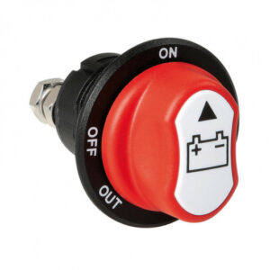 3-polohový spínač akumulátoru 12/32V do 100A – okamžité odpojení proudu | Lampa