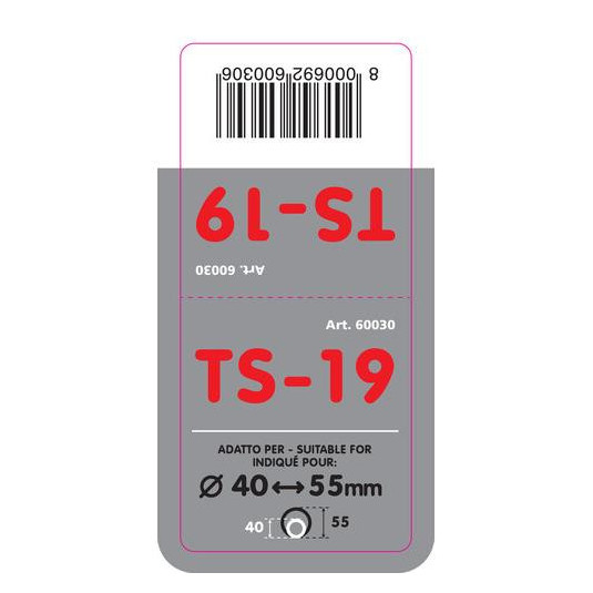Koncovka výfuku do 55 mm TS-19S – nerezová, chromová, tuningový doplněk od Lampa - Obrázek 4