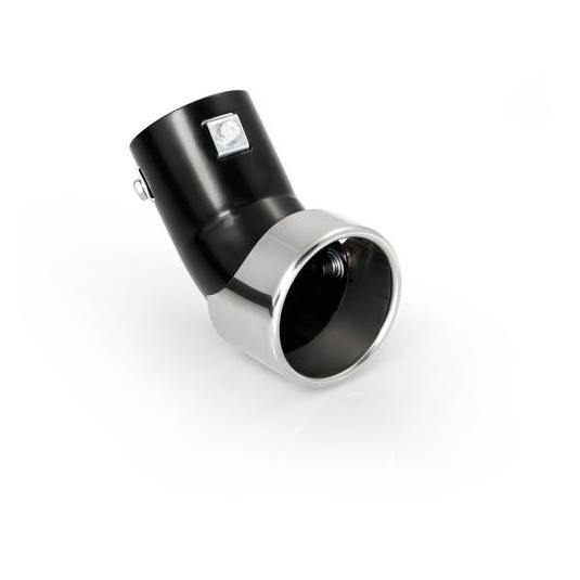 Ohebná koncovka výfuku Lampa TS-60 – chromová úprava pro výfuky do 49 mm